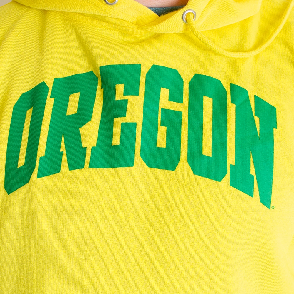 Arched Oregon, Zoozatz, Yellow, Hoodie, Men, Unisex, Cotton fleece, 691873, Sweatshirt
